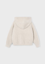 Mayoral Beige Furry Knit Sweater | Casa Childrenswear