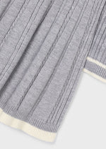 Mayoral Grey Knitted Dress | Casa Childrenswear