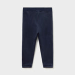 Navy Velvet Leggings