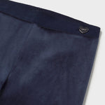 Navy Velvet Leggings