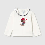 Mayoral White Teddy T-Shirt | Casa Childrenswear