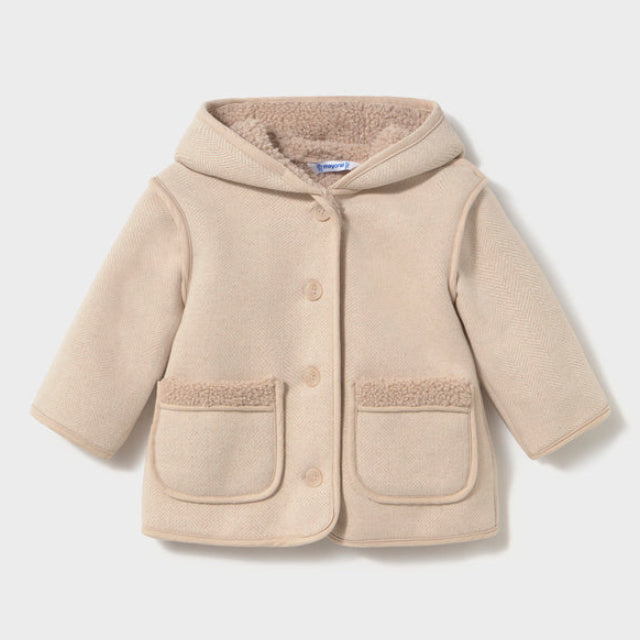 Beige Jacquard Jacket