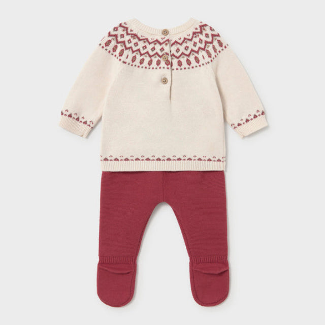 Mayoral Baby Boys Red Leg Warmer Set | Casa Childrenswear