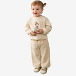 Mayoral Beige Knit Trousers | Casa Childrenswear