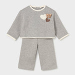 Mayoral Grey Teddy Tracksuit Set | Casa Childrenswear