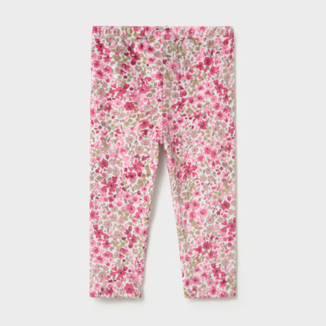 Pink Faux Fur Vest Leggings Set