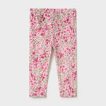Pink Faux Fur Vest Leggings Set