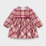 Mayoral Pink Plaid Check Dress | Casa Childrenswear