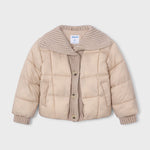 Mayoral Beige Button Jacket | Casa Childrenswear