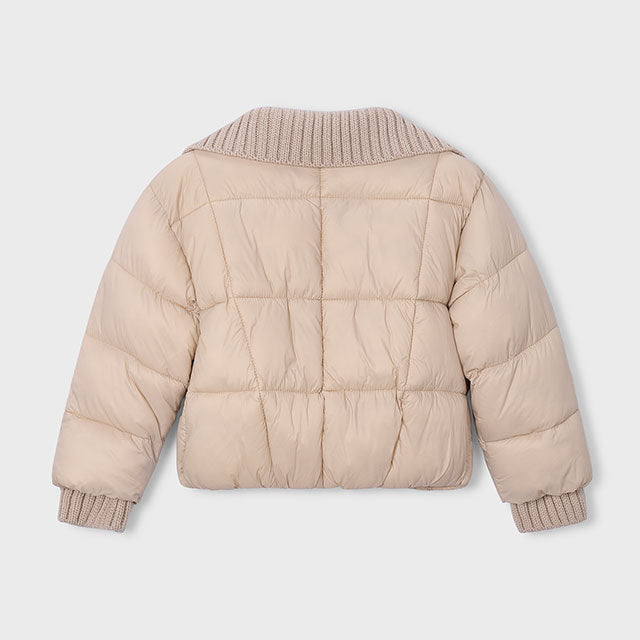 Mayoral Beige Button Jacket | Casa Childrenswear