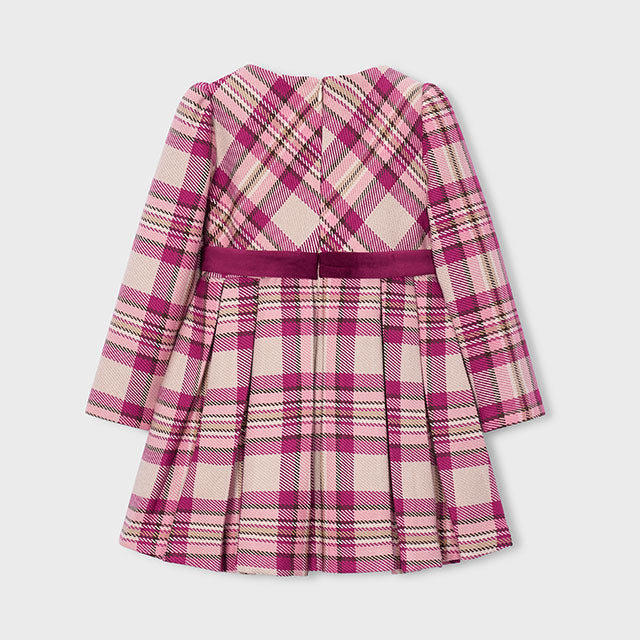 Mayoral Pink Plaid Dress | Casa Childrenswear