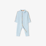 Blue Cotton Babygrow Gift Set