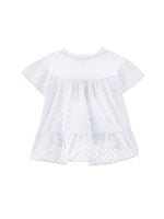 Monnalisa Holiday White Maxi T-Shirt | Casa Childrenswear