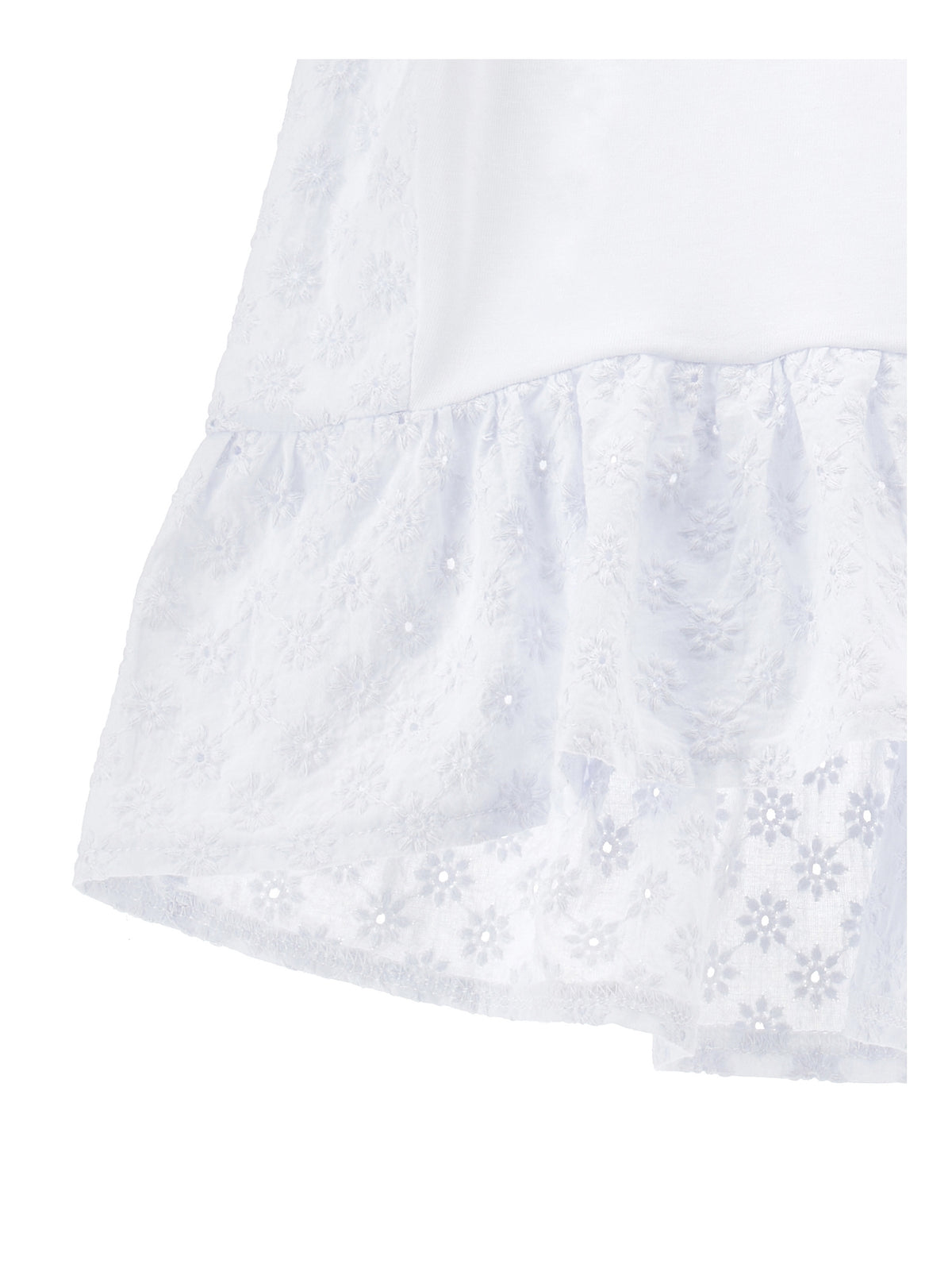 Monnalisa Holiday White Maxi T-Shirt | Casa Childrenswear
