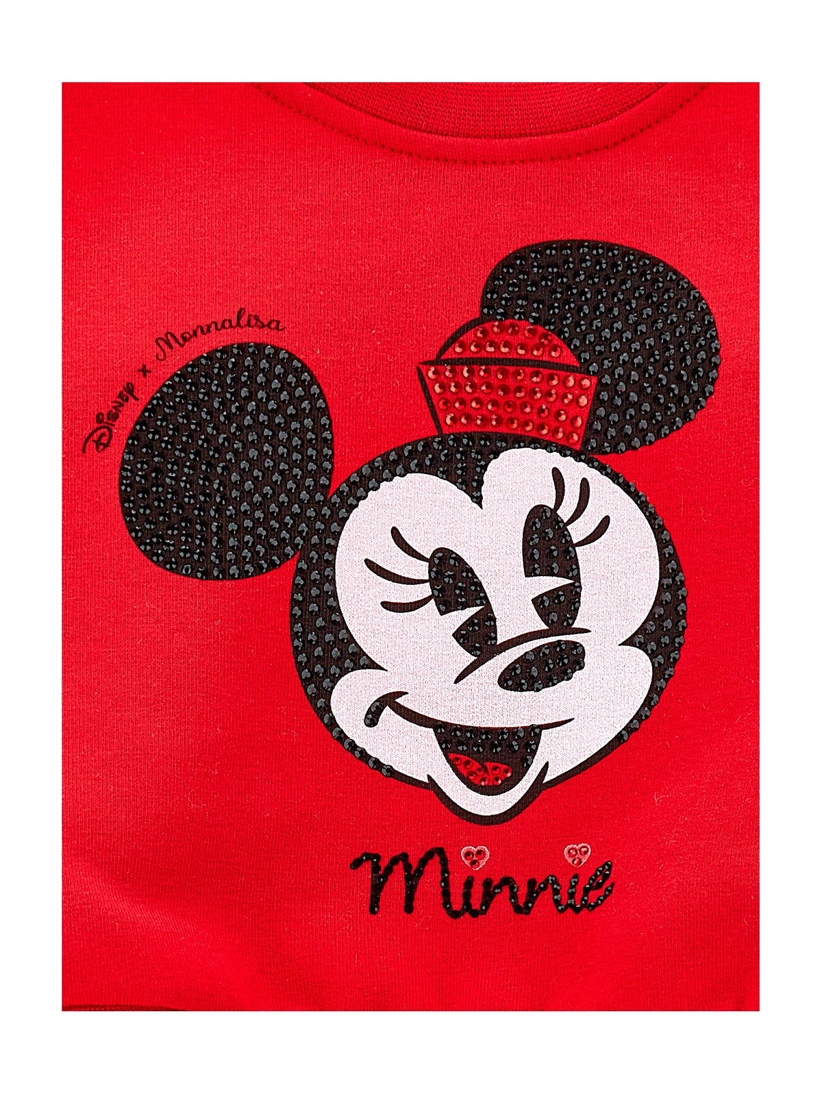 Monnalisa Mini Mouse Red Sweatshirt | Casa Childrenswear