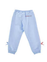 Monnalisa Girls Blue Joggers with Bow | Casa Childrenswear
