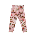 Monnalisa Girls White & Pink Jessie Leggings Set | Casa Childrenswear