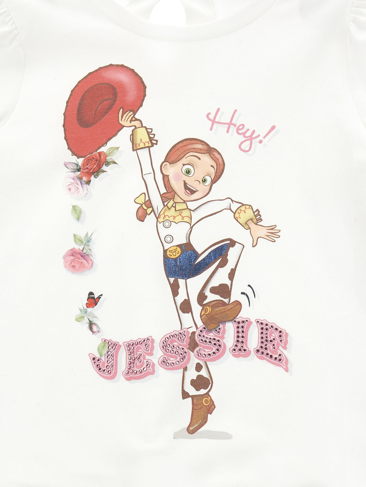 Girls White & Pink Jessie Leggings Set