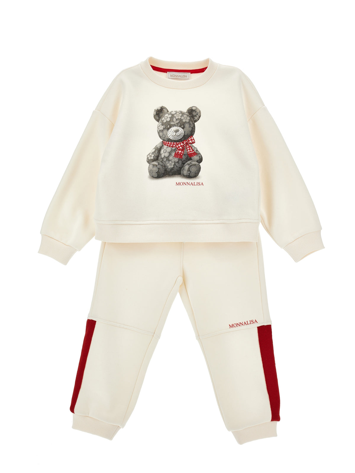 Girls Ivory Bear Tracksuit