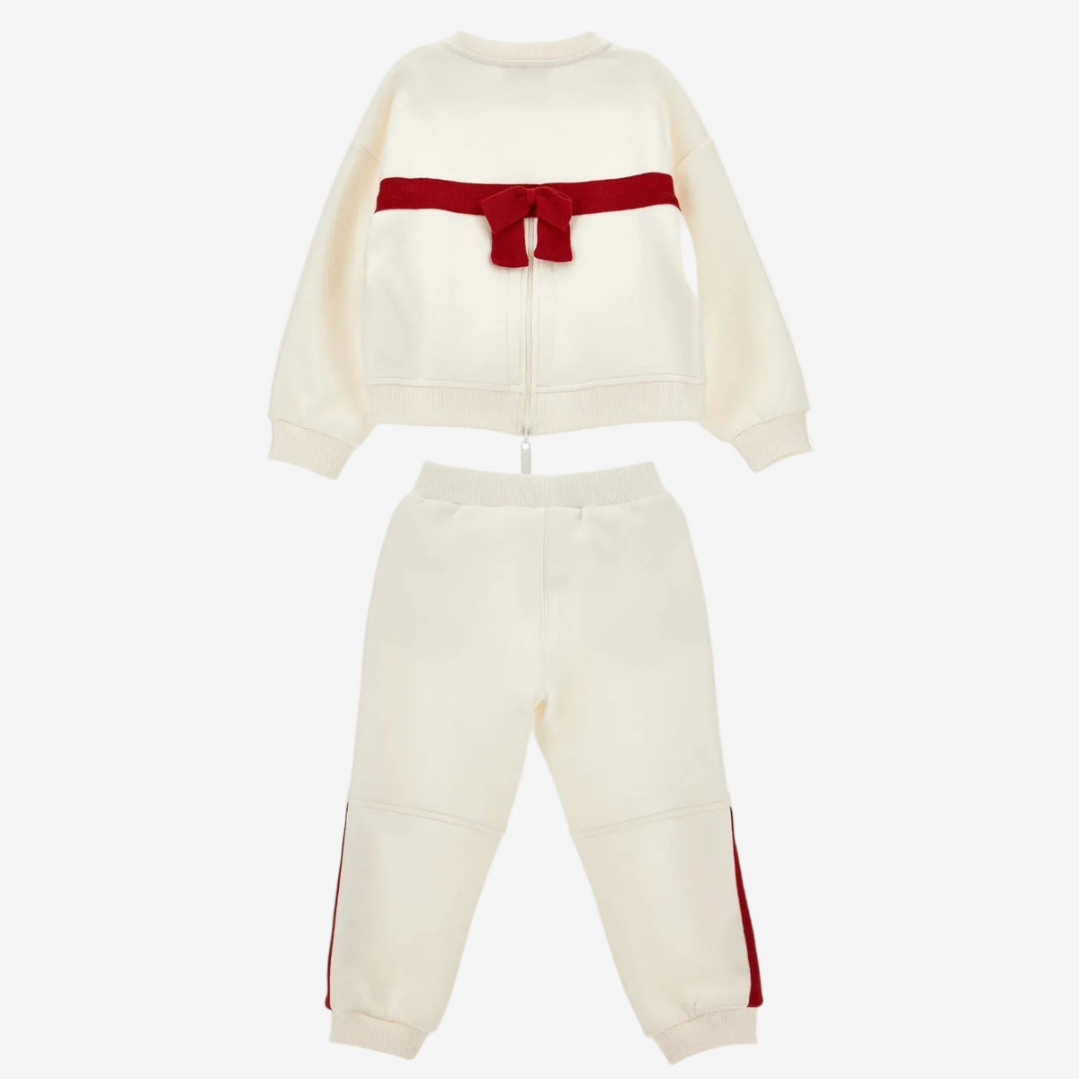 Monnalisa Girls Ivory Bear Tracksuit | Casa Childrenswear