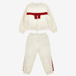 Monnalisa Girls Ivory Bear Tracksuit | Casa Childrenswear