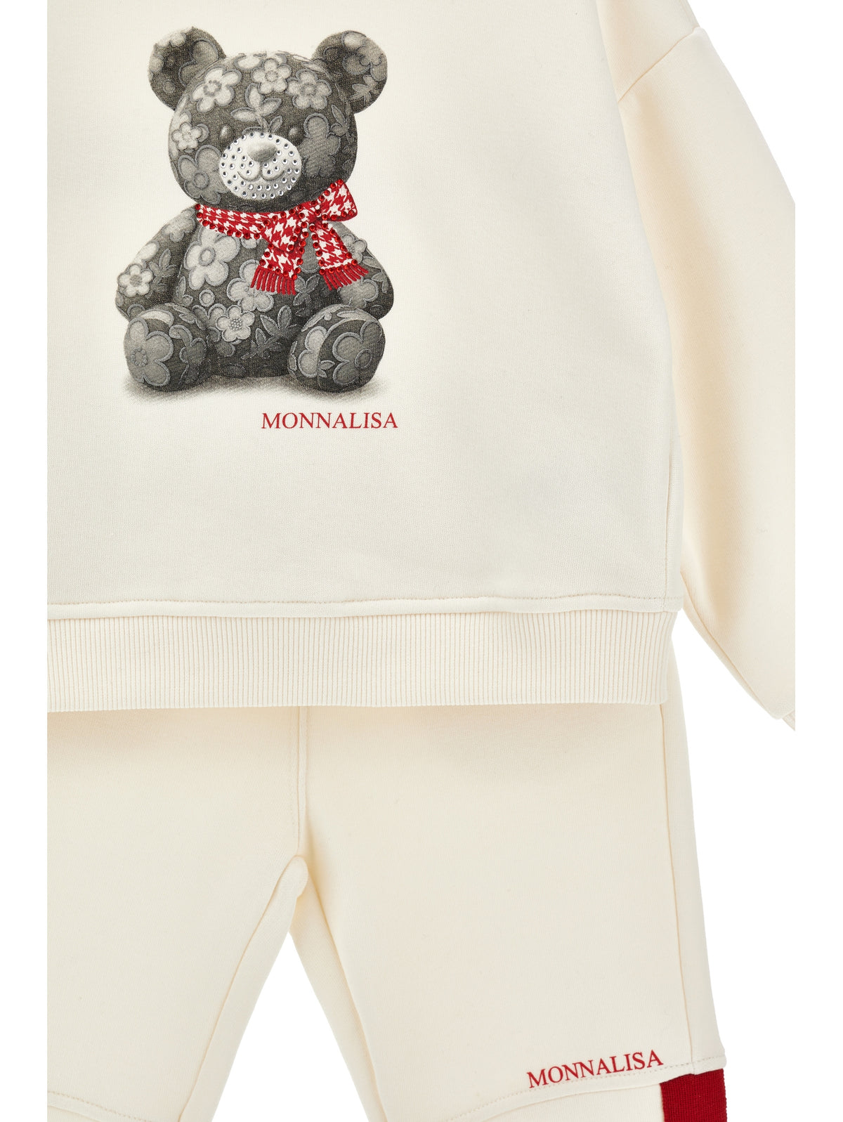 Girls Ivory Bear Tracksuit
