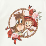 Monnalisa Girls White Jessie & Bullseye Top | Casa Childrenswear