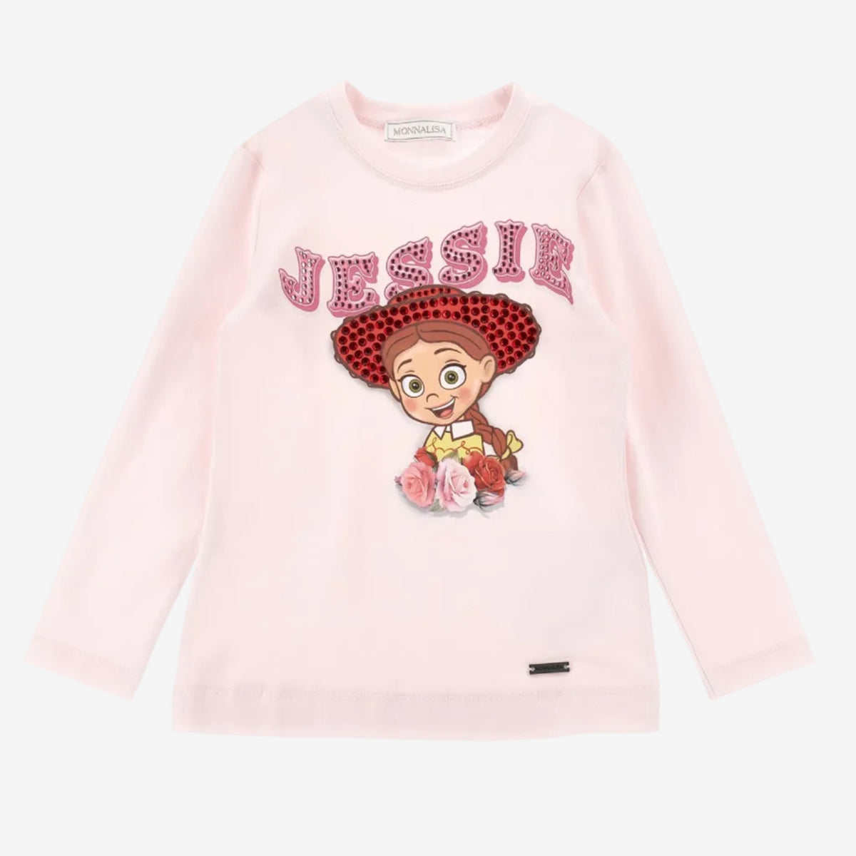Monnalisa Girls Pink Jessie Top | Casa Childrenswear
