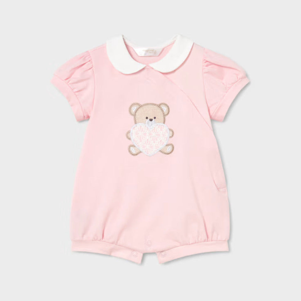 Mayoral Baby Girls Rose 2 Piece Romper Set | Casa Childrenswear