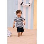 Patachou Boys Striped Polo & Short Set | Casa Childrenswear