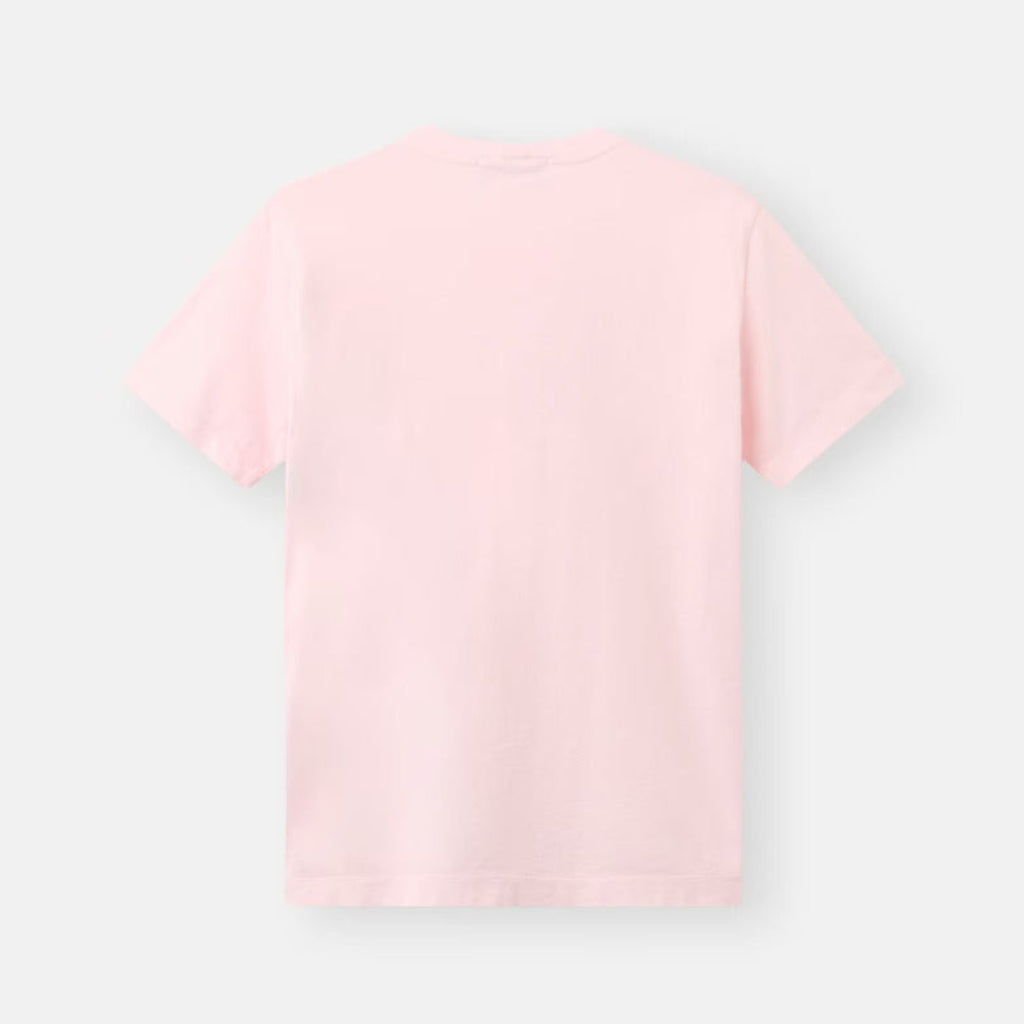 Stone Island Pink Compass Logo T-Shirt | Casa Childrenswear