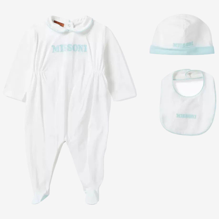 Missoni Baby Set in White | Casa Childrenswear