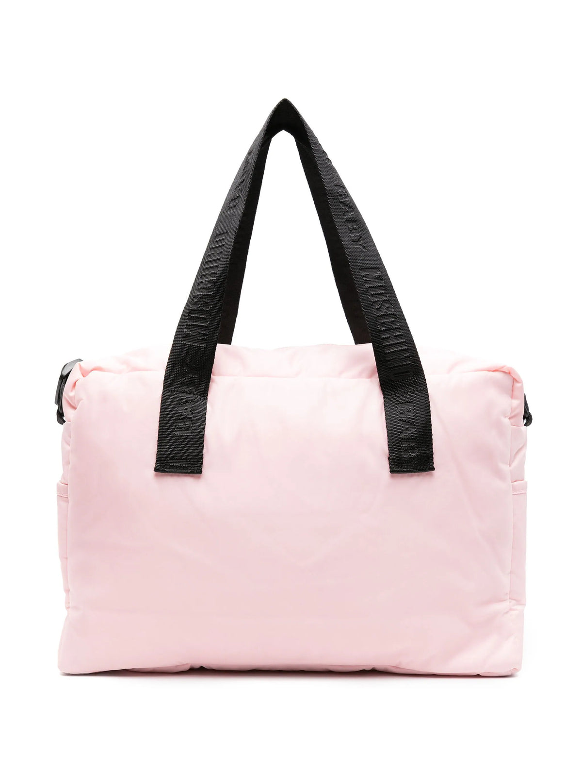 Baby Pink Teddy Logo Changing Bag