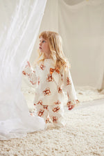 Caramelo Baby Girl White Soft teddy Pyjamas | Casa Childrenswear