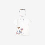 Mayoral White T-Shirt & Headband | Casa Childrenswear