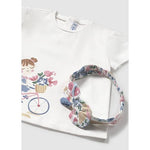 Mayoral White T-Shirt & Headband | Casa Childrenswear