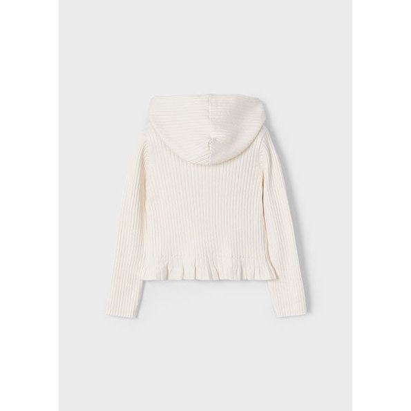 Mayoral Bone Zip-Up Hoodie | Casa Childrenswear