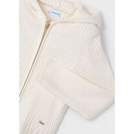 Mayoral Bone Zip-Up Hoodie | Casa Childrenswear