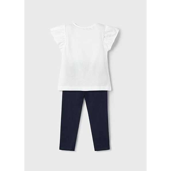 Mayoral Navy Floral Leggings Set | Casa Childrenswear