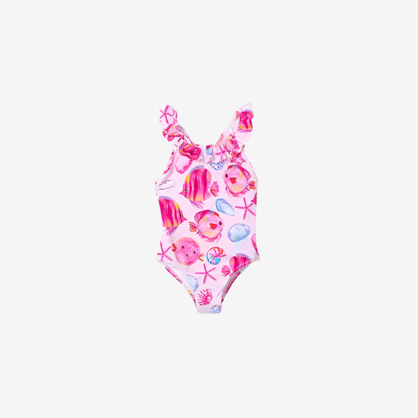 Mayoral Pink Fish Swimwear | Casa Childrenswear