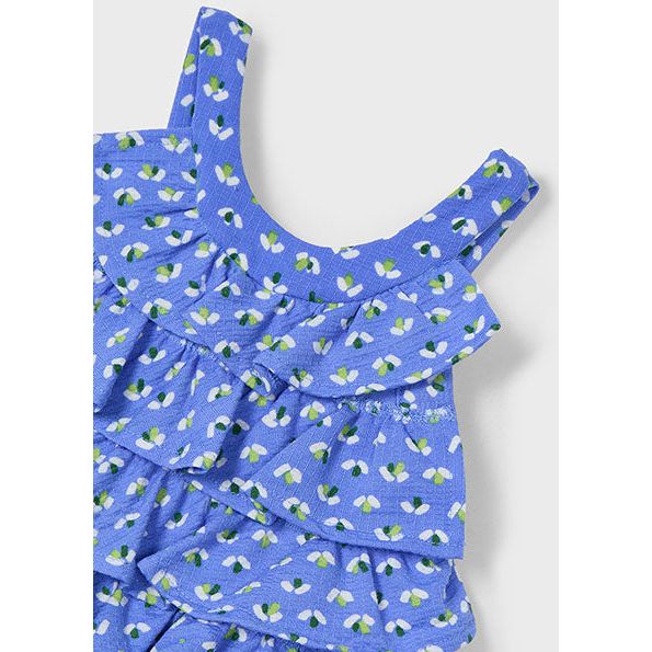 Mayoral Indigo Knit Romper | Casa Childrenswear