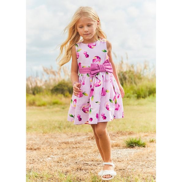 Mayoral Pink Printed Dress | Casa Childrenswear