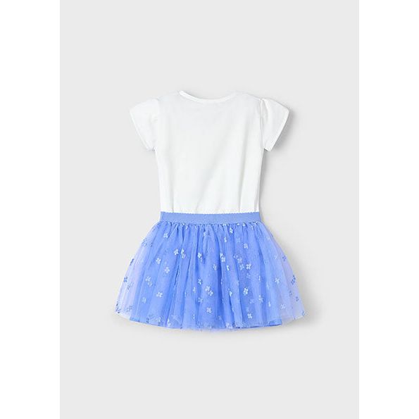 Indigo Tulle Skirt Set