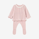 Mayoral Baby Girls Pink Knitted Leg Warmer Set | Casa Childrenswear