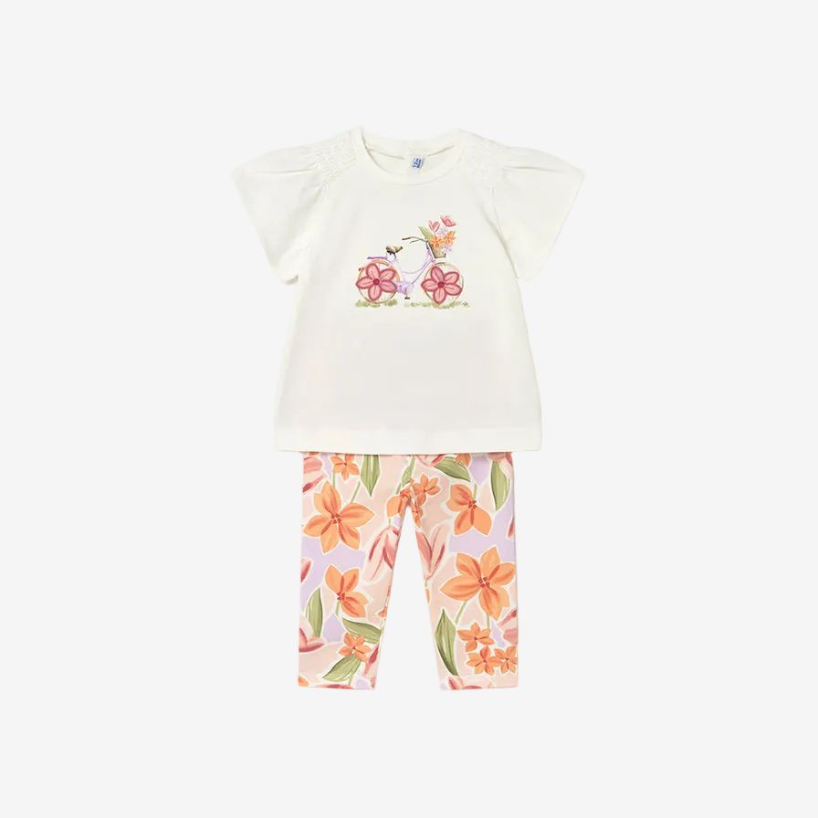 Mayoral Blossom Pink Legging Set | Casa Childrenswear