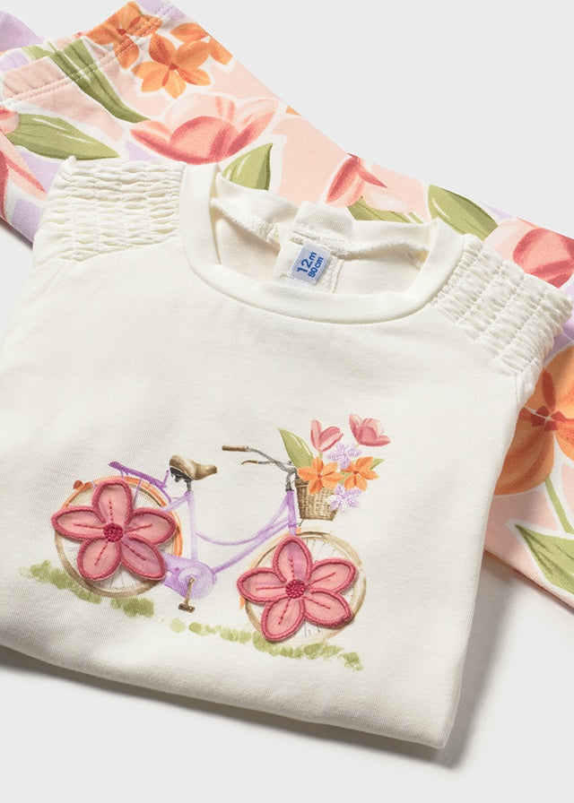 Mayoral Blossom Pink Legging Set | Casa Childrenswear