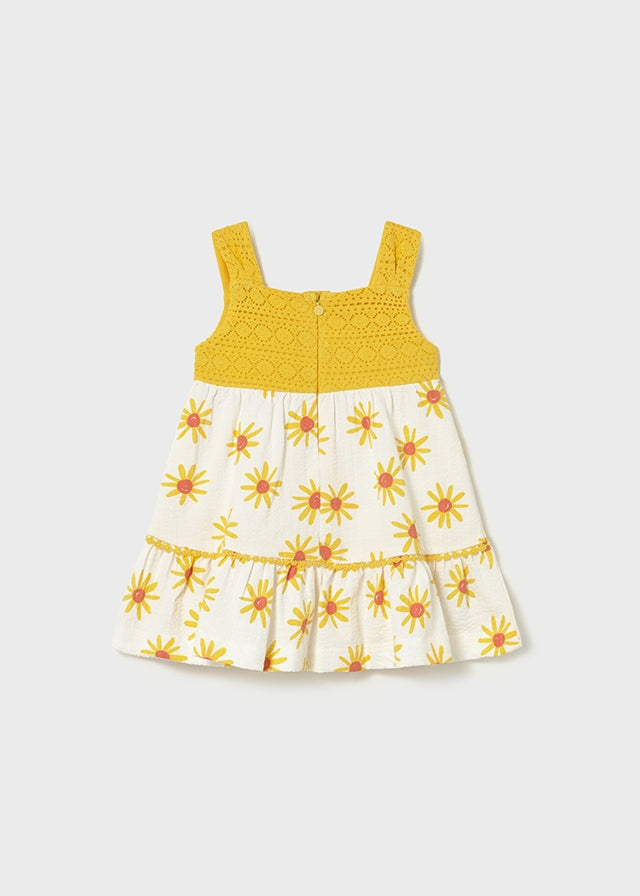 Mayoral Sunflower Lace Dress | Casa Childrenswear