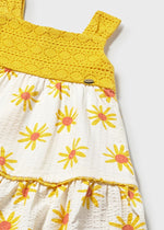 Mayoral Sunflower Lace Dress | Casa Childrenswear
