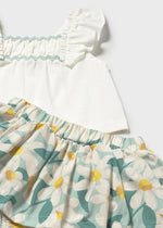 Mayoral Blue Print Skirt Set | Casa Childrenswear
