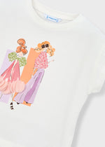 Mayoral Pink Friends T-Shirt | Casa Childrenswear